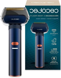 Scheerapparaat Pro Elite - Elektrische Scheerapparaat - Glad Scheren - Aluminium Behuizing - 17 cm - Zilver