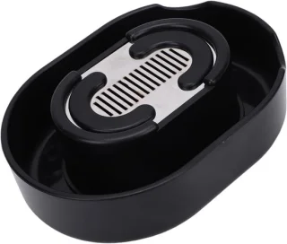 Scheerapparaat Rinser - Baardreiniger Scheermeshouder - Hygiënisch Scheren - Waterstraal Technologie - 14 x 11 x 5 cm - Zwart