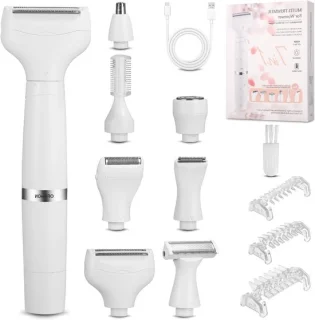 Scheerapparaat voor vrouwen - bikini trimmer - wit