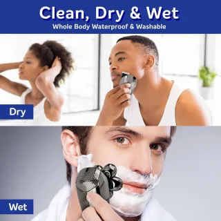 Scheerapparaat/trimmer 6-in-1 donkergrijs