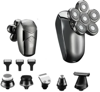 Scheerapparaat/trimmer 6-in-1 donkergrijs