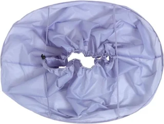 Scheerschort haarvanger 80 x 56 cm grijs