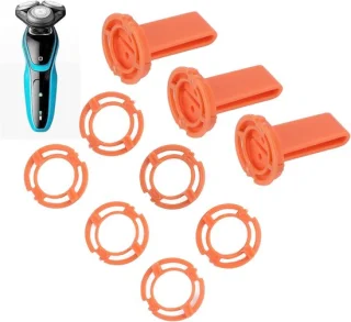 Set van 12 scheerkophouders en meshouder voor Philips