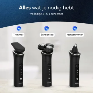 ShaveOne 3-in-1 Elektrisch Scheerapparaat voor Mannen
