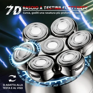 Shaver 5-in-1 Elektrisch Baardapparaat Waterdicht IPX7