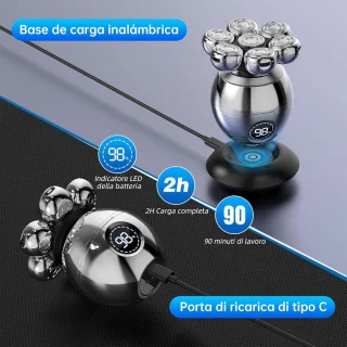 Shaver 5-in-1 Elektrisch Baardapparaat Waterdicht IPX7