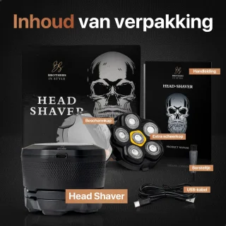 Skull Master Head Shaver Elektrisch Scheerapparaat Mannen Brothers in Style