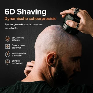 Skull Master Head Shaver Elektrisch Scheerapparaat Mannen Brothers in Style