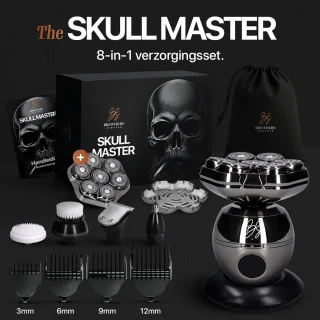 Skull Master Pro 8-in-1 Scheerapparaat met Extra Scheerkop - Brothers in Style