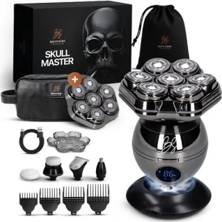 Skull Master Pro Elektrisch Scheerapparaat 8-in-1 - Brothers in Style