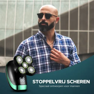 Skull Shaver 5-in-1 Scheerapparaat voor Mannen