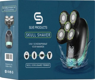 Skull Shaver 5-in-1 Scheerapparaat voor Mannen
