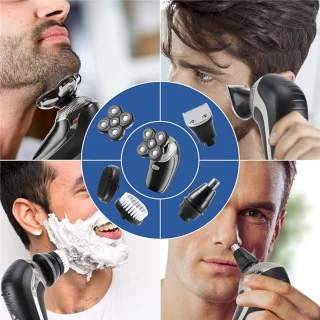 Skull Shaver 5D Draadloos Scheerapparaat Zwart