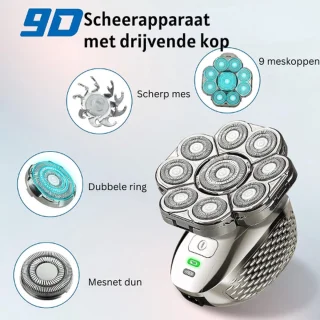 Skull Shaver 6-in-1 Scheerapparaat voor Mannen