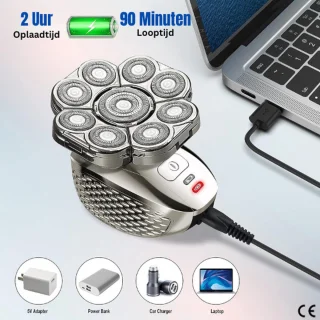 Skull Shaver 6-in-1 Scheerapparaat voor Mannen