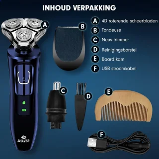 Skull Shaver Bodygroomer Trimmer Blauw