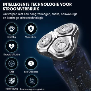 Skull Shaver Bodygroomer Trimmer Blauw