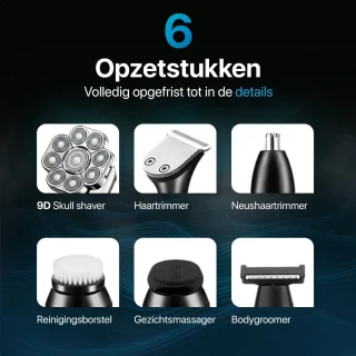 Skull Shaver Head Shaver 9 Mesjes