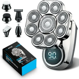 Skull Shaver Hoofd Scheerapparaat 9 Mesjes