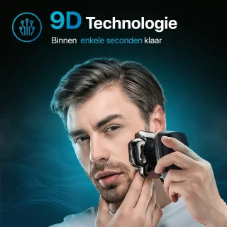 Skull Shaver Hoofd Scheerapparaat 9 Mesjes