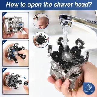 Skull Shaver Scheerapparaat Zilver
