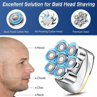 Skull Shaver Scheerapparaat Zilver