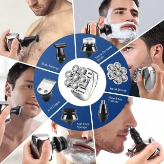 Skull Shaver Scheerapparaat Zilver