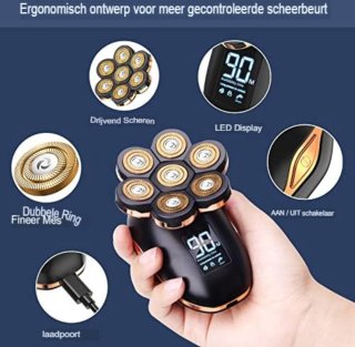 Skull Shaver Skullshaver Hoofd Scheerapparaat voor Mannen