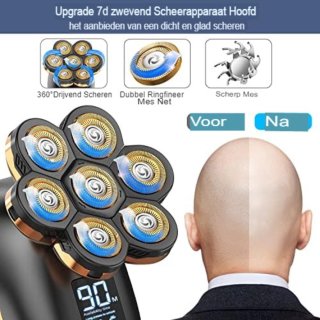 Skull Shaver Skullshaver Hoofd Scheerapparaat voor Mannen