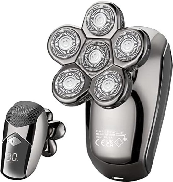 Skull Shaver Skullshaver Hoofd Scheerapparaat Zilver