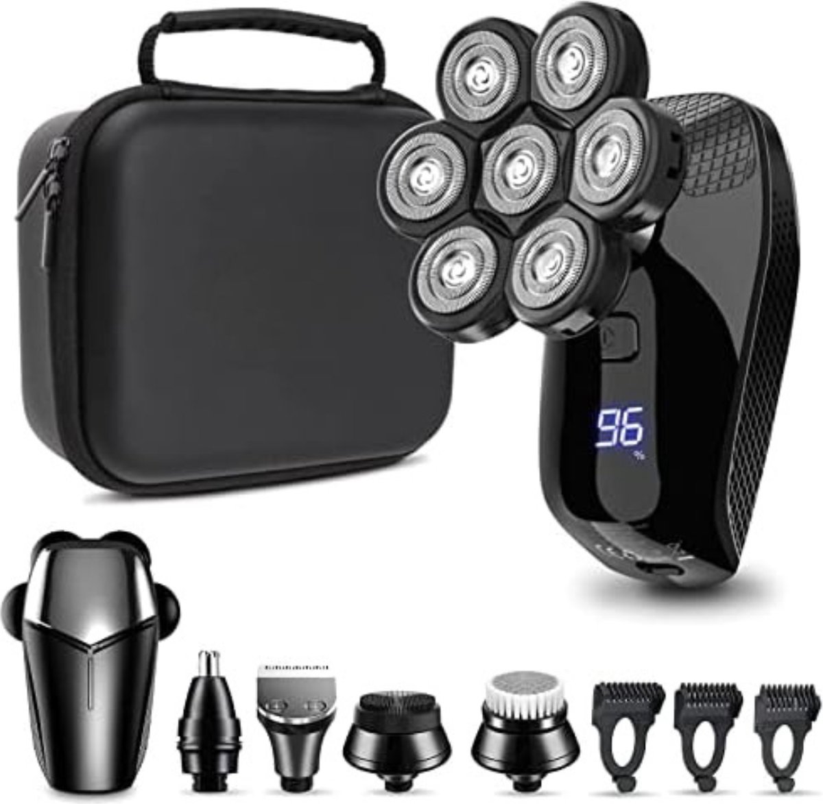 De Skull Shaver Skullshaver Hoofd Scheerapparaat Zwart in één oogopslag