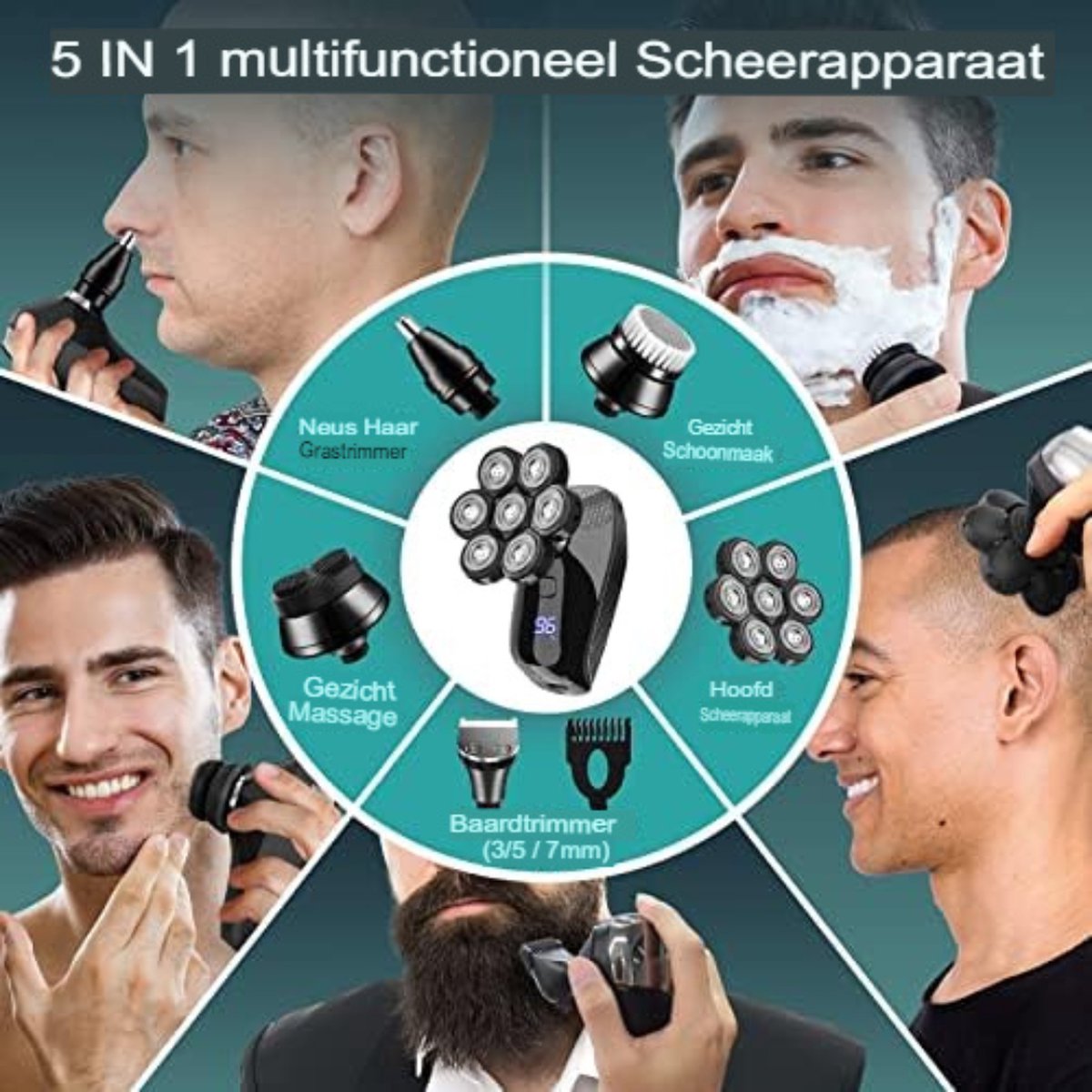 Wat vinden we goed aan de Skull Shaver Skullshaver Hoofd Scheerapparaat Zwart