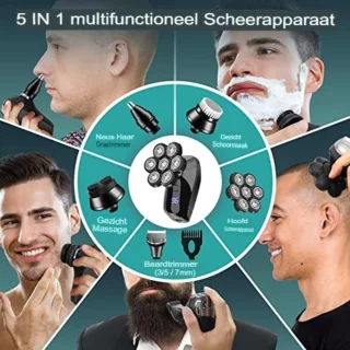 Skull Shaver Skullshaver Hoofd Scheerapparaat Zwart
