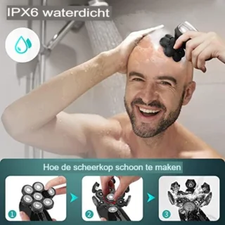 Skull Shaver Skullshaver Hoofd Scheerapparaat Zwart