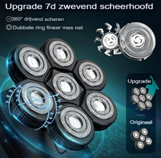 Skull Shaver Skullshaver Hoofd Scheerapparaat Zwart