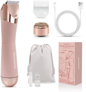 SnelShoppen 2-in-1 bikinitrimmer gezichtshaarverwijderaar