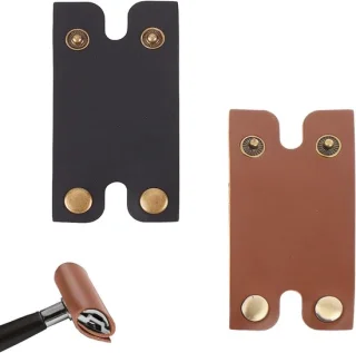 SnelShoppen 2 stuks scheerkop beschermhoes leer