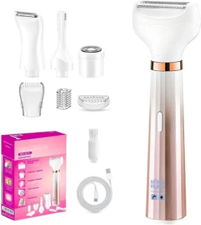 SnelShoppen 4-in-1 dames elektrische scheerapparaat