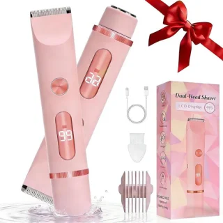 SnelShoppen dames accu elektrisch scheerapparaat roze