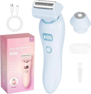 SnelShoppen draadloze 2-in-1 intieme scheerapparaat voor vrouwen