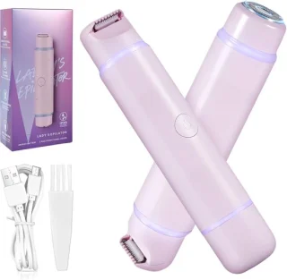 SnelShoppen elektrisch scheerapparaat voor dames - paars