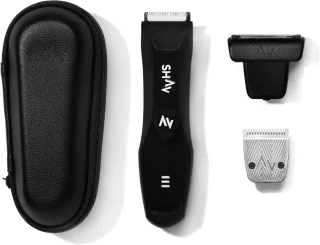 SnelShoppen - Reis etui voor scheerapparaten - Intieme scheermachine, nat/droog trimmer met verwisselbare keramische mesmodule, bodygroomer voor intie