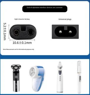 SnelShoppen universele oplader USB voor scheerapparaat en haartrimmer