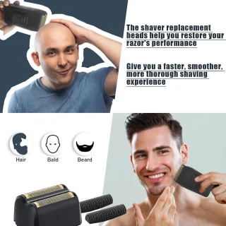 SnelShoppen vervangset voor Gold Bar en scheermes, geschikt voor Vanish Series 5 Star Wahl (8173-700), 1 pack