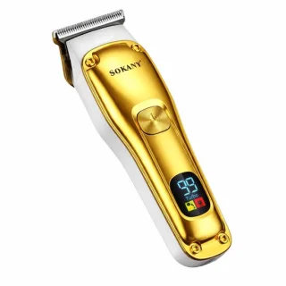 Sokany Draadloze haar- en baardtrimmer Wit/Goud