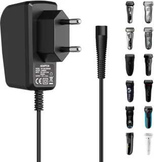 Solidchoice 12V 0.4A oplaadadapter voor Braun scheerapparaten
