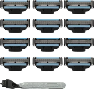 Solidchoice set van 12 vervangende scheermesjes