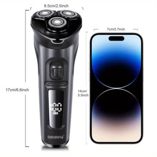 Wat vinden we goed aan de Solimpia 2in1 Scheerapparaat - Bodyshaver en Baardtrimmer - Grijs