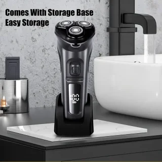 Solimpia 2in1 Scheerapparaat - Bodyshaver en Baardtrimmer - Grijs