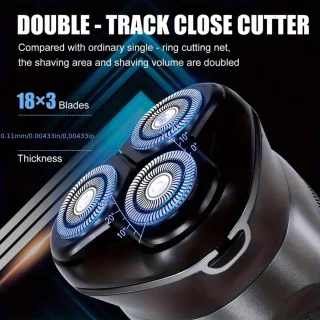 Solimpia 2in1 Scheerapparaat - Bodyshaver en Baardtrimmer - Grijs